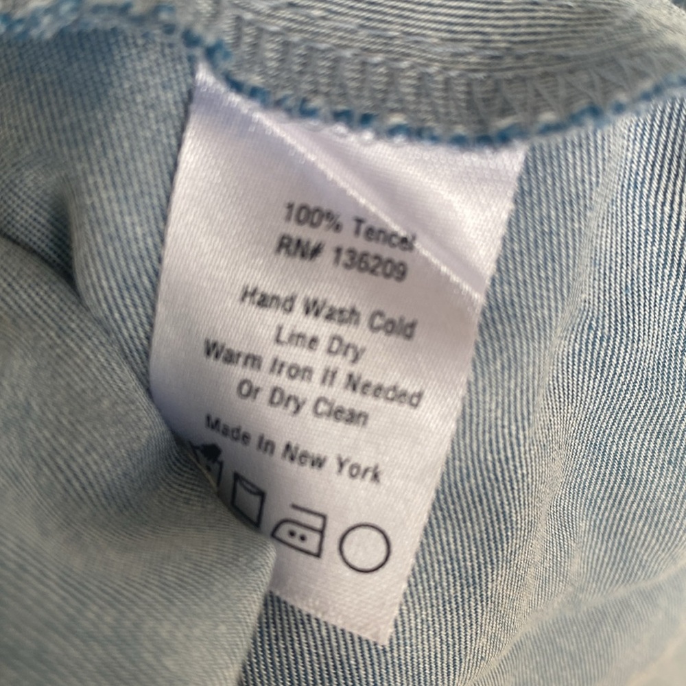 Hatch The Nelli Chambray Maternity Dress 2 - Picture 7 of 9